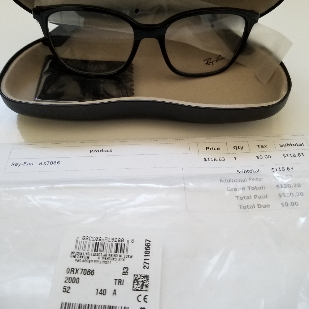 Ray Ban RX frames -black - Picture 2 of 5